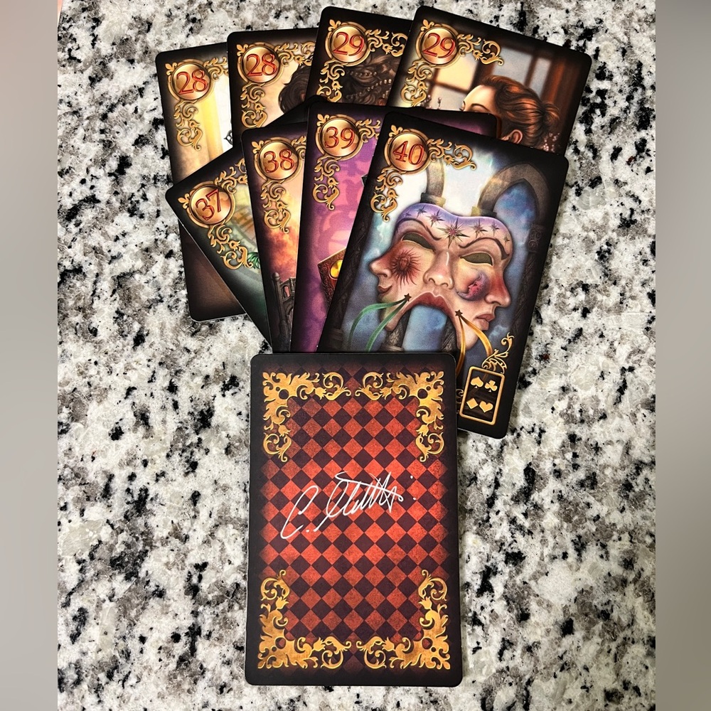🔮Gilded Reverie lenormand deck autographed by designer too! Fortune psychic fun🔮 - Picture 4 of 11